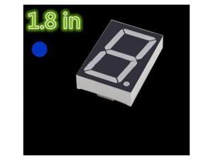 2pcs 1.8 inch 1 digit Blue Led display 7 segment Common cathode 2pcs 1.8 inch 1 digit Blue Led display 7 segment Common cathode