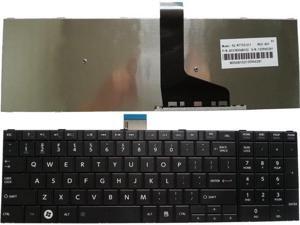Laptop Keyboard Compatible for Toshiba Satellite C55D-A5170 C55D-A5175 C55D-A5201 C55D-A5204 C55D-A5206 C55D-A5240NR C55D-A5300 US Layout Black Color