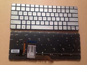 Replacement Laptop Backlit Keyboard without Frame for HP PN:806500-001 MP-13J73USJ920, US layout Silver color