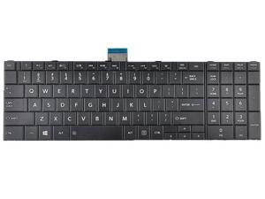 New US Layout Laptop Non-Backlit Keyboard for Toshiba Satellite C75 C75-A C75D C75D-A Series Black Notebook