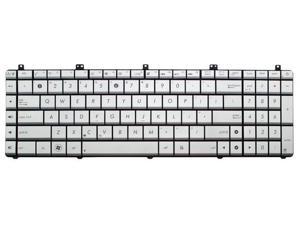 Without Frame New US Silver English Laptop Keyboard Replacement for Asus 0KNB0-662DUI00 0KNB0-662DUS00 9Z.N8SBQ.L01 9Z.N8SBQ.L1D