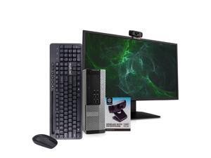 Dell 9020 PC Desktop Computer, i5-4570, 8 GB RAM, 240GB SSD, Windows 10 Pro, New 23.6" Monitor, New 1080p Periphio Webcam, New Periphio Wireless Keyboard & Mouse, New 16GB Flash Drive, WiFi Dell 9020 PC Desktop Computer, i5-4570, 8 GB RAM, 240GB SSD, Windows 10 Pro, New 23.6" Monitor, New 1080p Periphio Webcam, New Periphio Wireless Keyboard & Mouse, New 16GB Flash Drive, WiFi