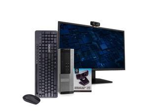 Dell 9020 PC Desktop Computer, i5-4570, 16GB RAM, 512GB SSD, Windows 10 Pro, New 23.6" Monitor, New 1080p Periphio Webcam, New Periphio Wireless Keyboard & Mouse, New 16GB Flash Drive, WiFi Dell 9020 PC Desktop Computer, i5-4570, 16GB RAM, 512GB SSD, Windows 10 Pro, New 23.6" Monitor, New 1080p Periphio Webcam, New Periphio Wireless Keyboard & Mouse, New 16GB Flash Drive, WiFi