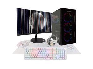 Periphio Gaming PC Tower Desktop Computer, Intel Quad Core i5 3.2GHz, 8GB RAM, 120GB SSD + 1TB 7200 RPM HDD, Windows 10, GTX 1050TI Graphics Card, Periphio 24 Inch Monitor, RGB, HDMI, Wi-Fi (Renewed) Periphio Gaming PC Tower Desktop Computer, Intel Quad Core i5 3.2GHz, 8GB RAM, 120GB SSD + 1TB 7200 RPM HDD, Windows 10, GTX 1050TI Graphics Card, Periphio 24 Inch Monitor, RGB, HDMI, Wi-Fi (Renewed)
