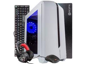 Periphio Warp Gaming PC Computer | AMD Athlon 3000G | Radeon Vega 3 iGPU (2GB) | 500GB (SSD) Solid State Storage | 16GB DDR4 RAM | Entry-Level HD 1080p Gaming | 4 in 1 RGB Gaming Bundle (Black)
