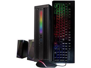 Refurbished: ProDesk 600G1 Desktop Computer PC w/ Custom RGB Lighting, Intel Quad-Core i5, 16GB DDR3 RAM, 512GB SSD, WIFI, Windows 10 Pro, RGB Keyboard, Mouse and Speaker Bundle (Renewed)