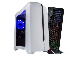 Periphio Vortex Gaming PC Desktop Computer Tower, Intel Quad Core i5 3.2GHz, 16GB RAM, 120GB SSD + 500GB 7200 RPM HDD, Windows 10, Nvidia GT1030 2GB, HDMI, Wi-Fi