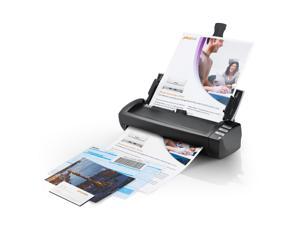 Plustek AD480 - Compact Desktop Scanner for Doc and Card, Fast Scan Speeds with ADF & Exclusive Card Slot, Ideal for Home Office or On-The-Go Business