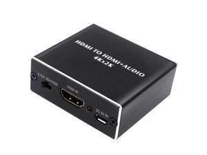 klart optager håndvask 1Pcs HDMI TV Box Splitter Black HDMI To HDMI Audio Optical TOSLINK SPDIF  Extractor Adapter For Amplifier Telvision 4Kx2K 3.5mm / 2.5mm Stereo Cables  - Newegg.com