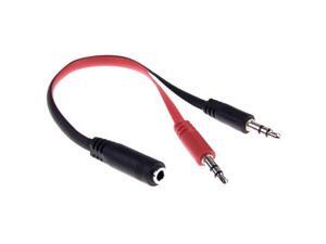 1Pcs 3.5mm Audio splitter Cable female to 2 male Splitter Cable Adapter of dual Audio Jack Audio Splitter