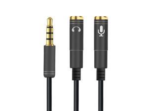 1Pcs Universal 2 in 1 3.5mm Stereo Audio Male to Female Headset Mic Y Splitter Cable Adapter Connector for Mobile phone 1Pcs Universal 2 in 1 3.5mm Stereo Audio Male to Female Headset Mic Y Splitter Cable Adapter Connector for Mobile phone