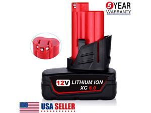 For Milwaukee 12V M12 6.0Ah Battery Replacement  Li-ion Battery 2 Pack —  Vanon-Batteries-Store