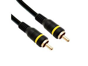 C&E Composite Video Cable, RCA Male, Gold plated Connectors, 100 Feet, CNE499401 C&E Composite Video Cable, RCA Male, Gold plated Connectors, 100 Feet, CNE499401