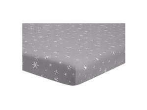 Babyletto Fitted Mini Crib Snug Elastic Sheet Galaxy Galactic Stars, 100% Cotton, Gray Babyletto Fitted Mini Crib Snug Elastic Sheet Galaxy Galactic Stars, 100% Cotton, Gray