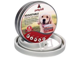 Petpirit Flea and Tick Adjustable Prevention Collar for Dogs, 8 Months Protection, One Size Fits All Petpirit Flea and Tick Adjustable Prevention Collar for Dogs, 8 Months Protection, One Size Fits All