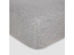 Burt's Bees Baby Solid 100 Percent Organic Cotton Fitted Crib Sheet, Heather Grey Burt's Bees Baby Solid 100 Percent Organic Cotton Fitted Crib Sheet, Heather Grey