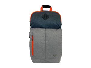 Bondka 20.5 Inch Jumpstreet Backpack with Dual Pleated Bottle Pouches, Black/Gray Heather with Orange Accent Bondka 20.5 Inch Jumpstreet Backpack with Dual Pleated Bottle Pouches, Black/Gray Heather with Orange Accent