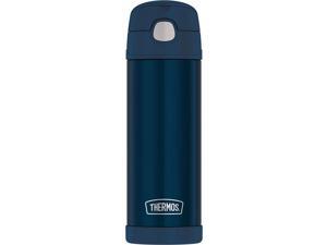 Thermos Stainless Steel Vacuum Insulation Water Bottle Funtainer, 16 Ounce, Navy Blue Thermos Stainless Steel Vacuum Insulation Water Bottle Funtainer, 16 Ounce, Navy Blue