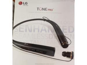 LG TONE PRO In-Ear Earbuds Headphones Bluetooth Wireless Stereo Neckband Headset with Built-In Remote and Mic, Black LG TONE PRO In-Ear Earbuds Headphones Bluetooth Wireless Stereo Neckband Headset with Built-In Remote and Mic, Black
