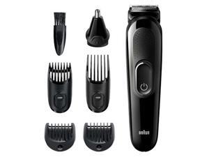 Braun MGK3220 6-in-1 Men's Rechargeable Wet / Dry Electric Trimmer Kit for Beard and Hair Styling, Black Braun MGK3220 6-in-1 Men's Rechargeable Wet / Dry Electric Trimmer Kit for Beard and Hair Styling, Black