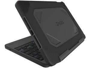 ZAGG Rugged Book Case Durable Hinged with Detachable Backlit Keyboard for iPad Air 2 - Black (ID6RGK-BB0)