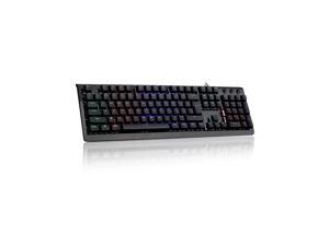 AFANG Keyboard MOTOSPEED CK104 Wired Mechanical Keyboard 104 Keys RGB Blue Switch LED Backlit Anti-Ghosting Gaming Keyboard