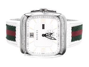 Mens Gucci Coup in White YA131303 (1.0 ct) Mens Gucci Coup in White YA131303 (1.0 ct)