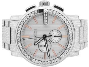 Mens G-Chrono Gucci 44 MM Diamond Watch YA101201 14 Ct Mens G-Chrono Gucci 44 MM Diamond Watch YA101201 14 Ct