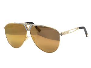 Mens Custom Louis Vuitton Brown Shades Tonca Diamond Sunglasses Z2314U 1.85CT Mens Custom Louis Vuitton Brown Shades Tonca Diamond Sunglasses Z2314U 1.85CT