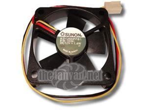 sunon kd1255pfb1 55mm x 10mm 3 pin high speed ball bearing fan