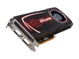 EVGA GeForce GTX 570 (Fermi) DirectX 11 012-P3-1570-AR 1280MB 320-Bit GDDR5 PCI Express 2.0 x16 HDCP Ready SLI Support Video Card
