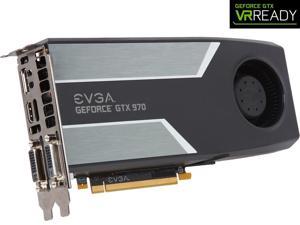 EVGA GeForce GTX 970 DirectX 12 04G-P4-1972-KR 4GB 256-Bit GDDR5 PCI Express 3.0 SLI Support Superclocked G-SYNC Support Video Card