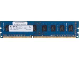 Elpida 4GB 240-Pin DDR3 SDRAM DDR3 1600 (PC3 12800) Desktop Memory Model EBJ41UF8BDW0-GN-F
