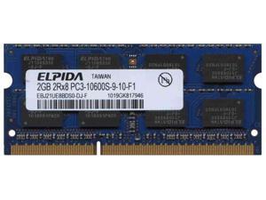 UNBUF 1.5v 1RX8 204P 256MX64 256mX8 1333 ELPIDA EBJ20UF8BCS0-DJ-F 2GB NOTEBOOK SODIMM DDR3 PC10600 UNBUF 1.5v 1RX8 204P 256MX64 256mX8 1333 ELPIDA EBJ20UF8BCS0-DJ-F 2GB NOTEBOOK SODIMM DDR3 PC10600