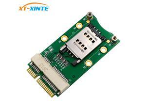 mPCIe Mini PCI-E Adapter Card with SIM Card Slot for 3G 4G Module USIM Card Slot Extension / WWAN LTE / GPS Card Desktop Laptop mPCIe Mini PCI-E Adapter Card with SIM Card Slot for 3G 4G Module USIM Card Slot Extension / WWAN LTE / GPS Card Desktop Laptop