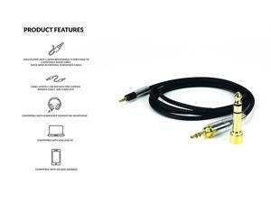 Sennheiser Momentum Replacement Cable - 1.2M w/ Gold Plated Jacks Sennheiser Momentum Replacement Cable - 1.2M w/ Gold Plated Jacks