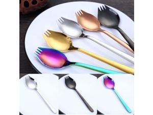 Super Practical fork Creative 304 stainless steel fork instant noodle spaghetti salad and spoon fork Super Practical fork Creative 304 stainless steel fork instant noodle spaghetti salad and spoon fork