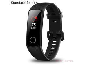 Original Huawei Honor Band 4 Smart Wristband Amoled Color 095 Touchscreen Swim black colour Posture Detect Heart Rate Sleep Snapstandard version