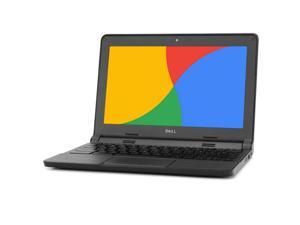 Dell ChromeBook 3120 Laptop Computer, 2.16 GHz Intel Celeron, 4GB DDR3 RAM, 16GB SSD Hard Drive, Chrome, 11" Screen Dell ChromeBook 3120 Laptop Computer, 2.16 GHz Intel Celeron, 4GB DDR3 RAM, 16GB SSD Hard Drive, Chrome, 11" Screen