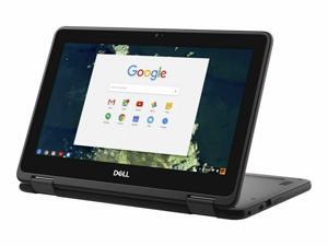 Refurbished: Dell Intel Celeron (2.40 GHz) 11" Chromebook, 4GB DDR3 RAM, 32GB SSD