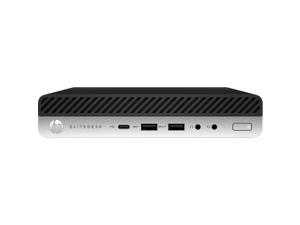 Refurbished: HP EliteDesk 800 G4 Desktop Mini PC, Intel Six Core