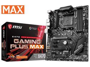 MSI Performance Gaming AMD X470 Ryzen 2ND and 3rd Gen AM4 DDR4 DVI HDMI Onboard Graphics CFX ATX Motherboard (X470 Gaming Plus Max), X470GPLMAX MSI Performance Gaming AMD X470 Ryzen 2ND and 3rd Gen AM4 DDR4 DVI HDMI Onboard Graphics CFX ATX Motherboard (X470 Gaming Plus Max), X470GPLMAX