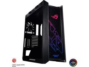 Asus ROG Strix Helios GX601 RGB Mid-Tower Computer Case for up to EATX Motherboards with USB 3.1 Front Panel, Smoked Tempered Glass, Brushed Aluminum and Steel Construction, and Four Case Fans Asus ROG Strix Helios GX601 RGB Mid-Tower Computer Case for up to EATX Motherboards with USB 3.1 Front Panel, Smoked Tempered Glass, Brushed Aluminum and Steel Construction, and Four Case Fans