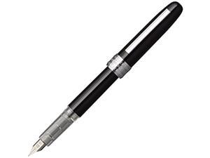 Platinum Fountain Pen, Plaisir Fine Nib, Black (PGB-1000-#1-F)