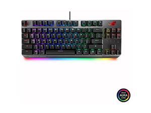 ASUS RGB Mechanical Gaming Keyboard - ROG Strix Scope TKL | Cherry MX Red Switches | 2X Wider Ctrl Key for FPS Precision | Gaming Keyboard for PC ASUS RGB Mechanical Gaming Keyboard - ROG Strix Scope TKL | Cherry MX Red Switches | 2X Wider Ctrl Key for FPS Precision | Gaming Keyboard for PC