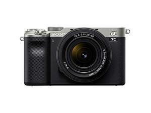 Sony Alpha 7C FullFrame Compact Mirrorless Camera Kit  Silver