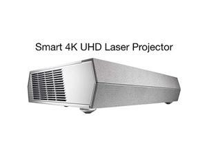 Optoma CinemaX P2 Smart 4K UHD Laser Projector for Home Theater | 3000 Lumens | Superior Image with Laser & 6-Segment Color Wheel | Ultra-Short Throw | Integrated Soundbar | Works with Alexa & Optoma CinemaX P2 Smart 4K UHD Laser Projector for Home Theater | 3000 Lumens | Superior Image with Laser & 6-Segment Color Wheel | Ultra-Short Throw | Integrated Soundbar | Works with Alexa &