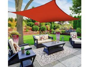 Sun Shade Sail Canopy, Square, Red, 16 ft. x 16 ft. - BLOW OUT SALE Sun Shade Sail Canopy, Square, Red, 16 ft. x 16 ft. - BLOW OUT SALE