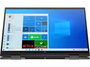 HP Envy x360 15.6" Full HD TouchScreen Laptop/Notebook/Tablet Convertible, AMD Ryzen 7 5700U Octa-Core Processor, 16GB Memory, 512GB Solid State Hard Drive, Fingerprint, Windows 10, Nightfall Black
