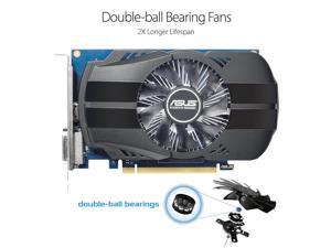 ASUS GeForce GT 1030 90YV0AU0-M0NA00 2GB 64-Bit GDDR5 PCI Express 3.0 HDCP Ready Video Card ASUS GeForce GT 1030 90YV0AU0-M0NA00 2GB 64-Bit GDDR5 PCI Express 3.0 HDCP Ready Video Card